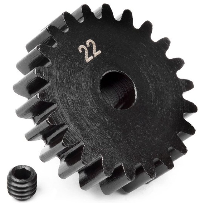 Pinion Gear 22 Tooth 1M 5mm Shaft HPI - Image 1