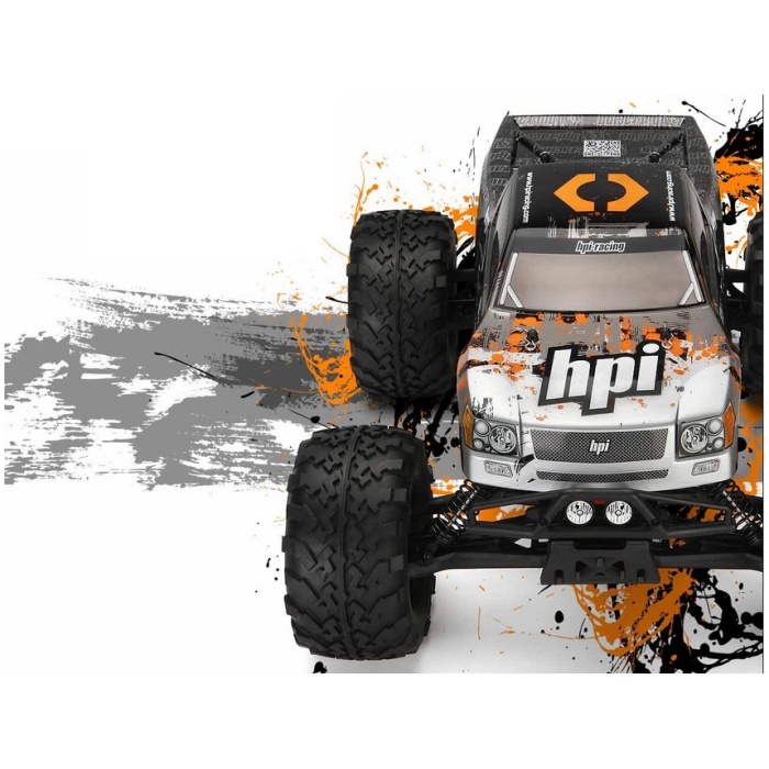SAVAGE X 4.6 NITRO TRUCK BODY (SILVER/BLACK) RTR HPI - Image 7