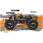 SAVAGE X 4.6 NITRO TRUCK BODY (SILVER/BLACK) RTR HPI - Image 6