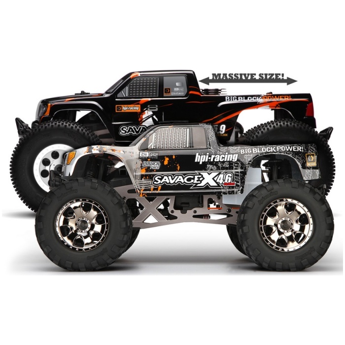 SAVAGE XL 5.9 WITH 2.4GHz AND GIGANTE TRUCK BODY (EU 2 PIN) Ready To Run HPI - Image 6