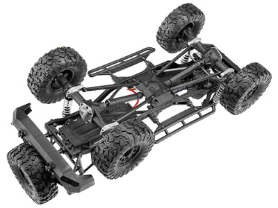 CRAWLER VENTURE TOYOTA FJ CRUISER SANDSTORM 1/10 4WD ELECTRIC HPI - Image 6