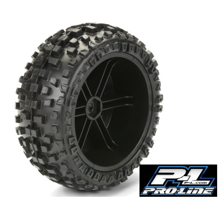 PNEUS BADLANDS SC 2.2/3.0 M2 MOUNTED SPLIT 6 BLK SLASH REAR (2) PROLINE - Image 3