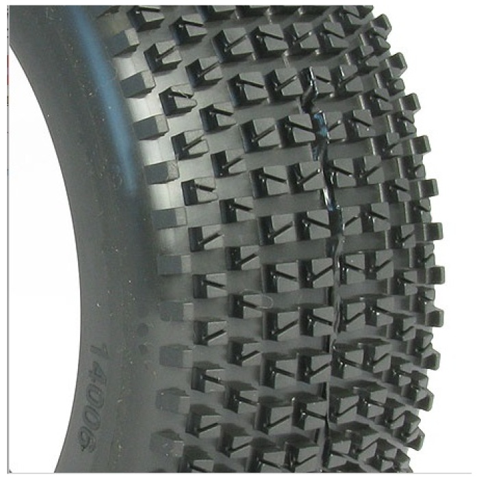 PNEUS AKA ENDURO BUGGY 1/8 SUPER SOFT COLADOS EM JANTE (AMARELA) (2) - Image 3