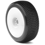 PNEUS AKA BUGGY 1/8 ENDURO SOFT EVO COLADOS EM JANTE (BRANCA) (2)