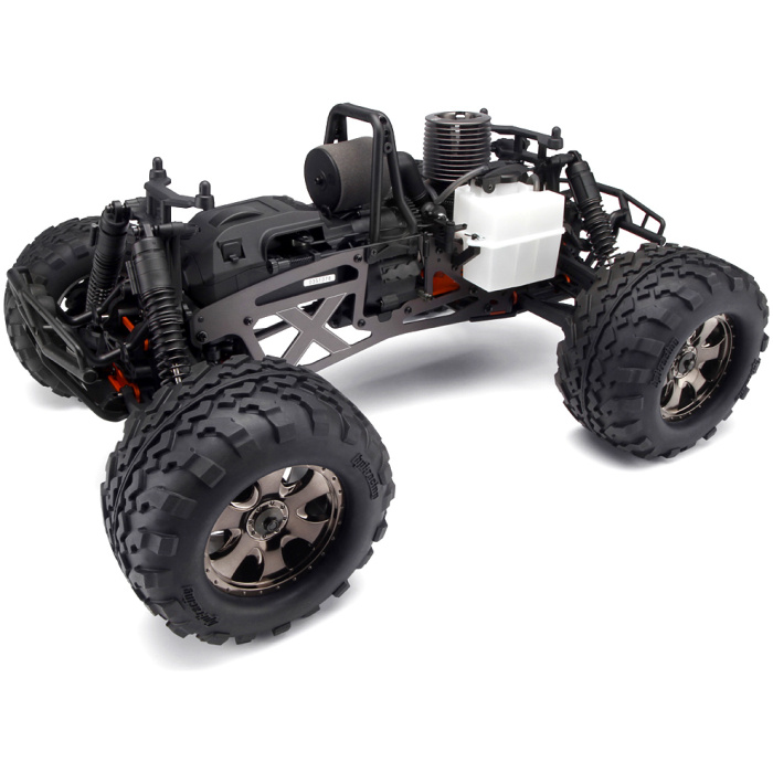 SAVAGE X 4.6 NITRO TRUCK BODY (SILVER/BLACK) RTR HPI - Image 3
