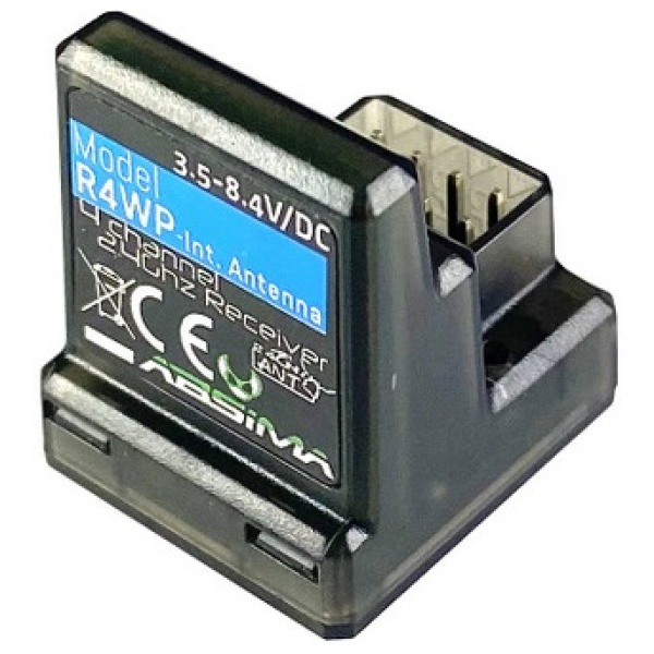 Receptor R4WP 4 Canais 2.4GHz ANT c/ Antena Interior Absima