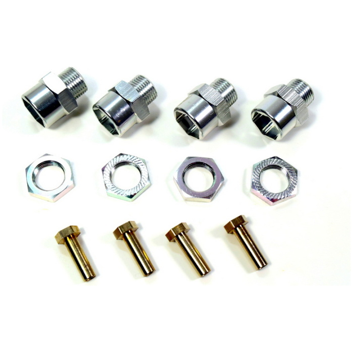 1:10 Alu. 12mm to 17mm extension rims hub (+15mm) Absima - Image 1