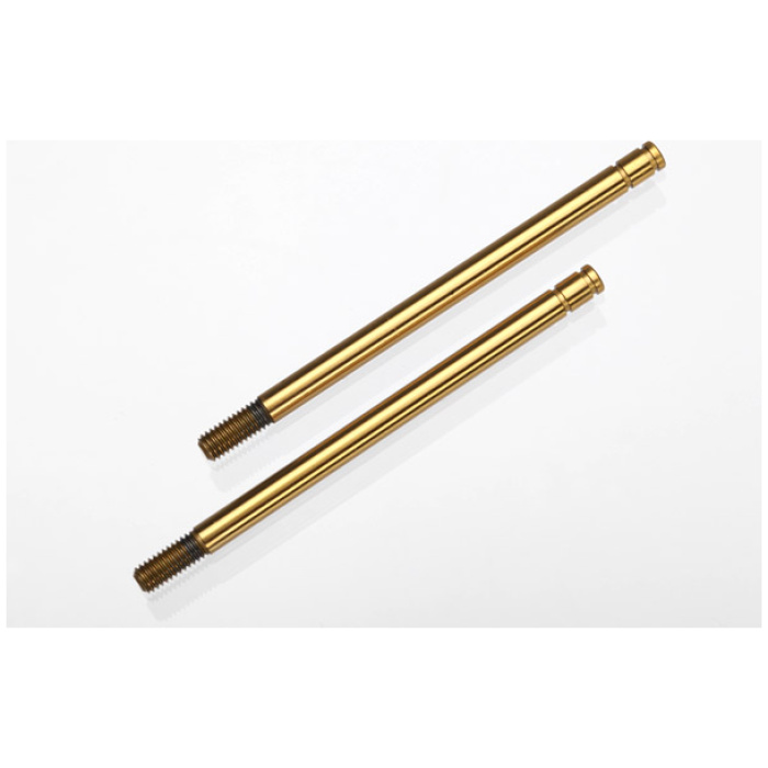Hardened Steel, Titanium Nitride coated Shock Shafts (x long) Traxxas - Image 1