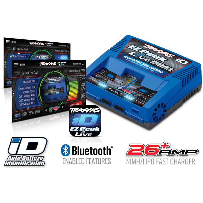 Carregador EZ-Peak DUAL 4S LIVE ID 26Amp 200Watt Traxxas - Image 5
