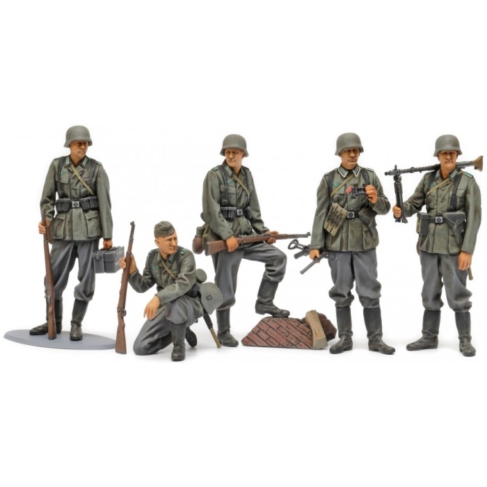 1:35 German Infantry Mid-WWII (5) Tamiya - Image 2