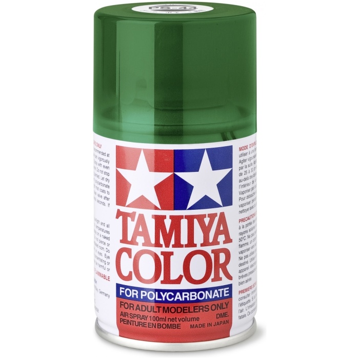 Tinta Verde Translúcido PS-44 Spray Carroçaria Policarbonato 100ml Tamiya - Image 1