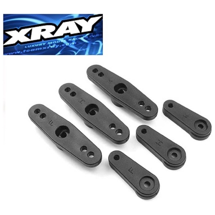 Brake/Throttle Arms & Steering Servo Arms Set XRAY - Image 1