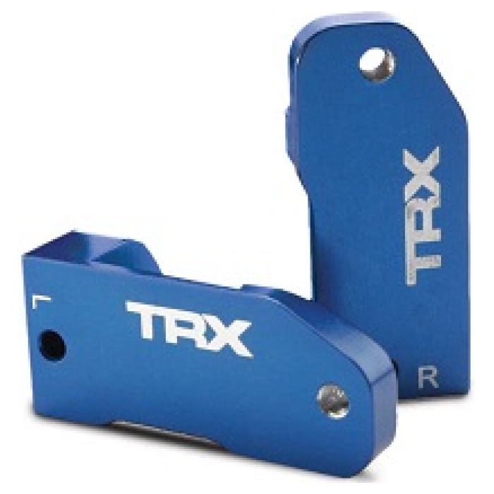 Caster Blocks 30º em Alumínio Azul Anodizado (E/D) Traxxas (2) - Image 1