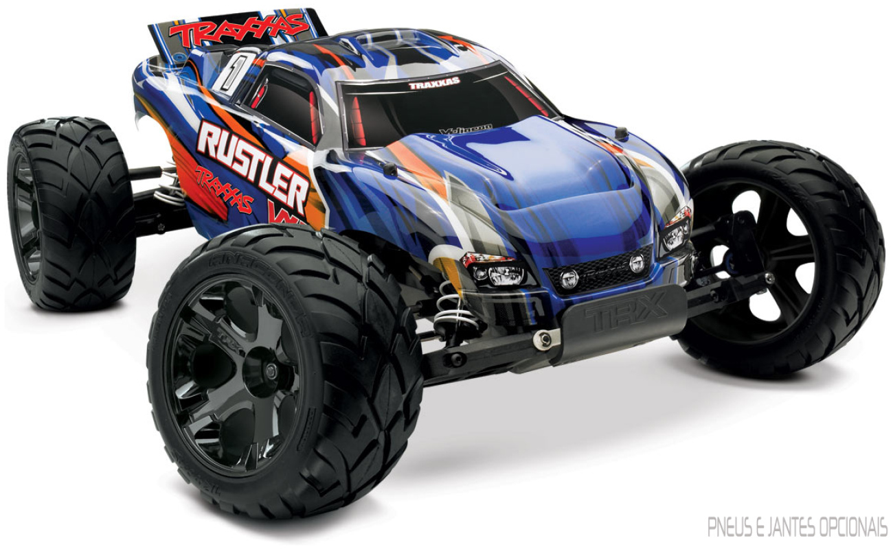 Rustler VXL Brushless 2.4GHz TQ TSM 1/10 Ready To Race Traxxas