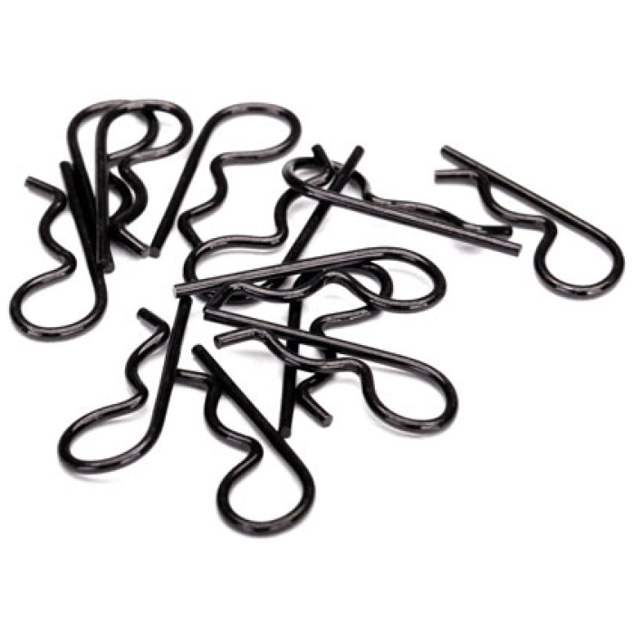 Body Clips Heavy Duty Black (12) Traxxas - Image 1