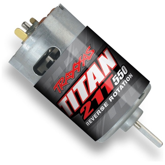 Motor Titan 550 Reverse Rotation 21 Turns 14 Volts Traxxas - Image 1