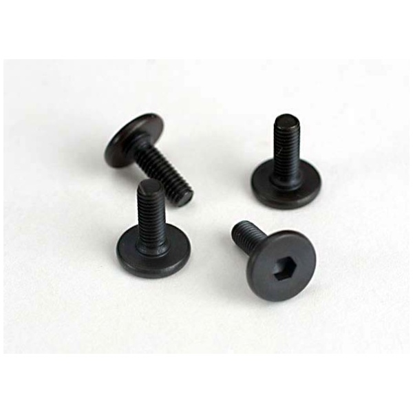 Screws 3X10Mm Flat-Head Machine Hex Drive (4) Traxxas