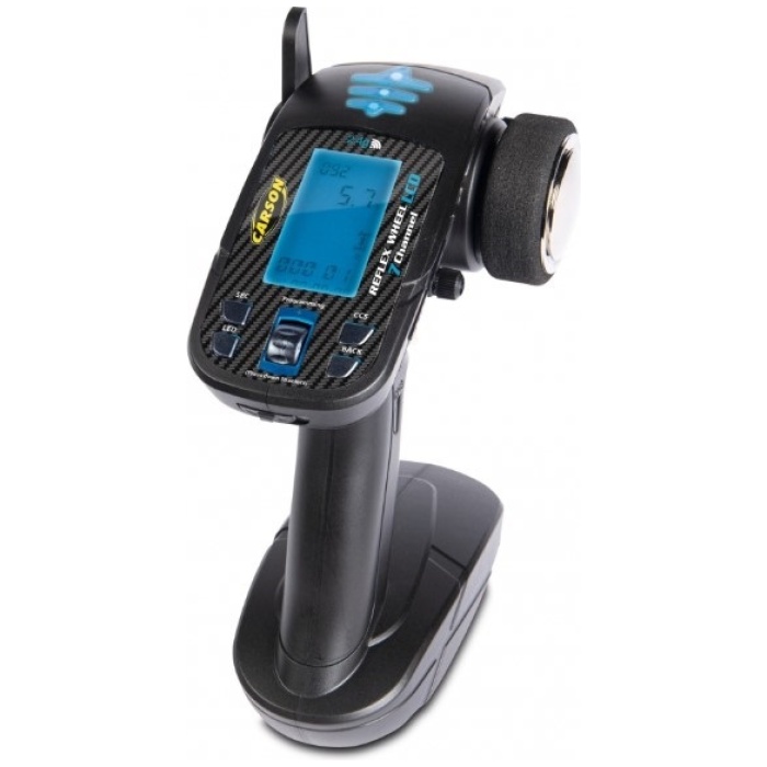 Comando FS 7K Reflex Wheel 7 Canais LCD 2.4Ghz Carson - Image 4