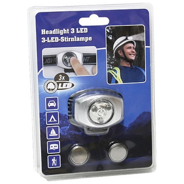 Lanterna 3 LEDS c/ Suporte p/ a Cabeça GRUNDIG - Image 2