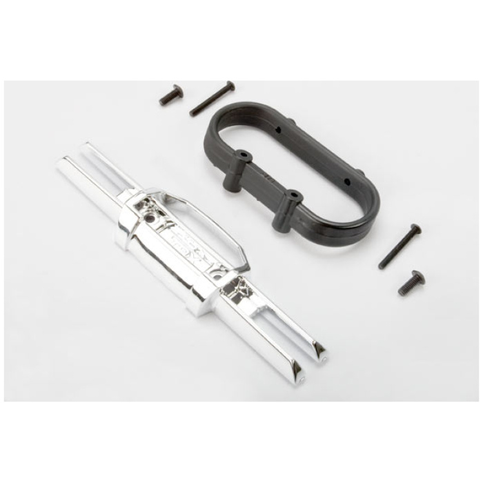 Bumper Rear Revo (chrome) Traxxas - Image 1
