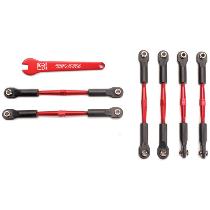 Kit Turnbuckles Aluminum Red Anodized Traxxas - Image 1