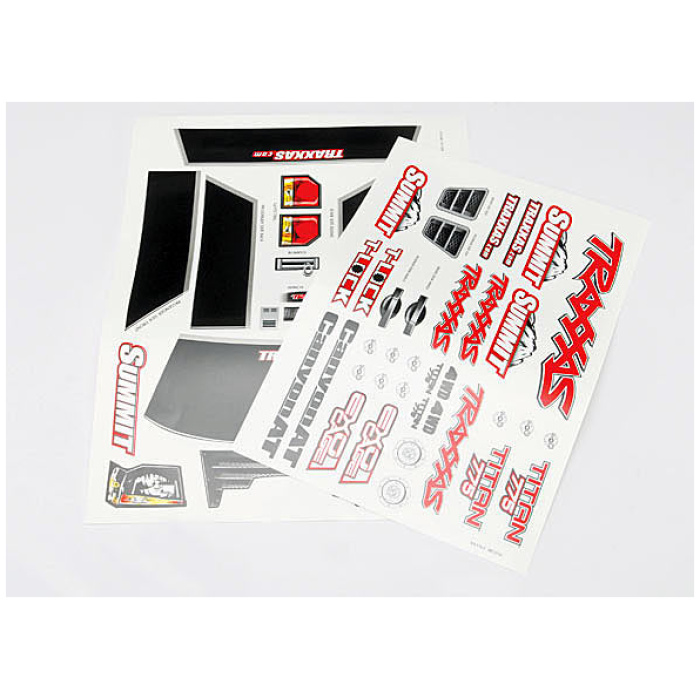 Decal Sheet Summit Traxxas - Image 1