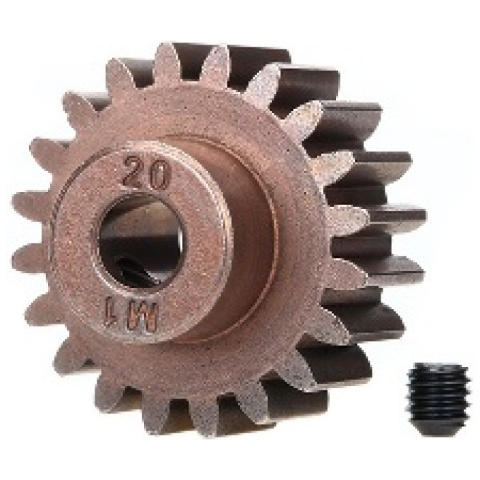 Gear 20T Pinion (1.0 metric pitch) 5mm shaft Traxxas - Image 1