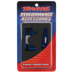 Caster blocks (c hubs), 6061 T6 aluminum, left & right (blue anodized) Traxxas - Image 3