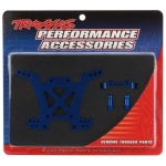 Shock Tower Rear 6061 T6 Aluminum Blue Anodized Traxxas - Image 2