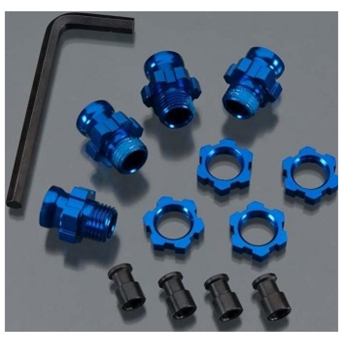 Cubos Roda 17mm em Alumínio Azul para Slash da Traxxas (4) - Image 3