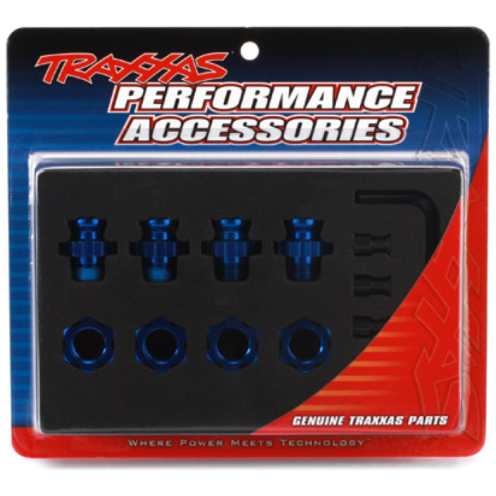 Cubos Roda 17mm em Alumínio Azul para Slash da Traxxas (4) - Image 2