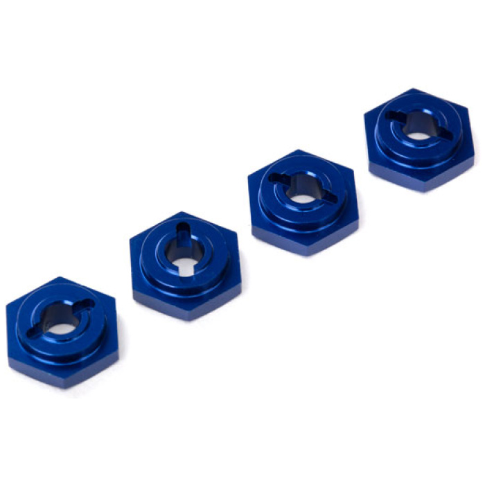 Hexagonos de roda alumínio azul anodizado(4) Traxxas - Image 1
