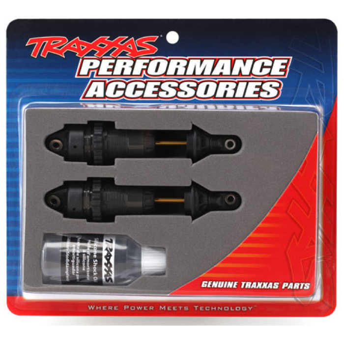 Shocks GTR long hard anodized Front (2) Traxxas - Image 1