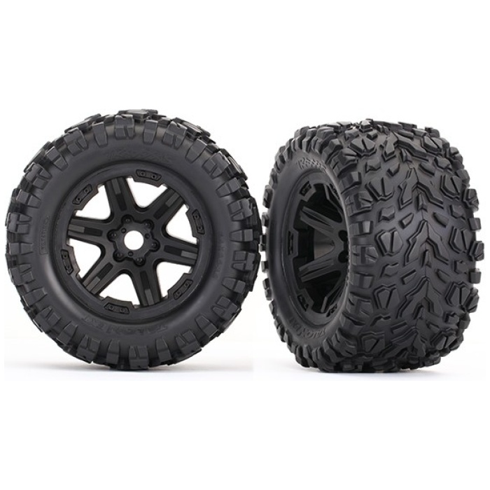 Pneus Talon EXT Colados em Jante Hex 17mm Revo Brushless (2) Traxxas - Image 1