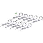 Clips Curvos de Carroçaria 1/8 (10) A2Pro