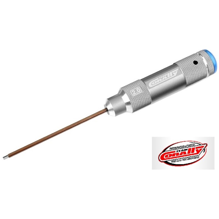 Chave Hex. Alu 2.0mm Professional Sextavada TEAM CORALLY - Image 1