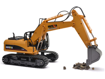 Escavadora 1/14 2.4GHz 15Ch c/ Balde RTR Huina - Image 2