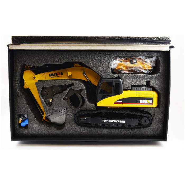 Escavadora 1/14 Full Metal 2.4GHz 23Ch V4.0 RTR Huina - Image 4