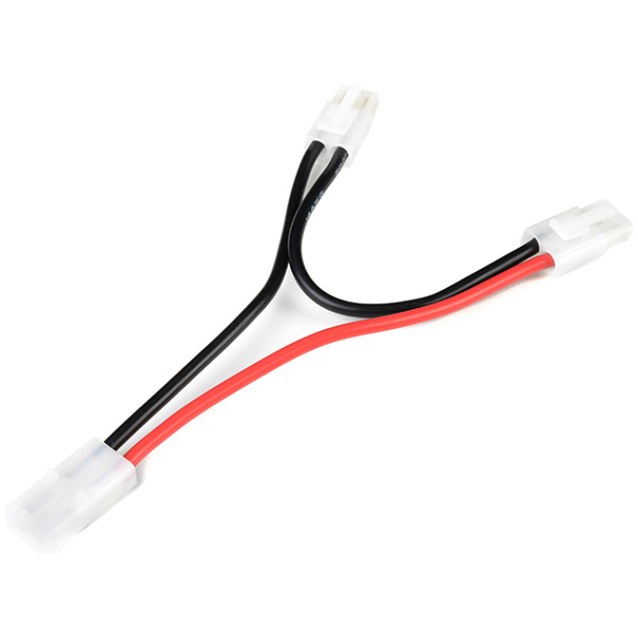 Power Y-Lead Serial Tamiya 14AWG Silicone Wire 12cm GFORCE - Image 1