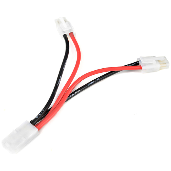 Power Y-Lead Parallel Tamiya 14Awg Silicone Wire 12Cm 1 Pc GFORCE - Image 1