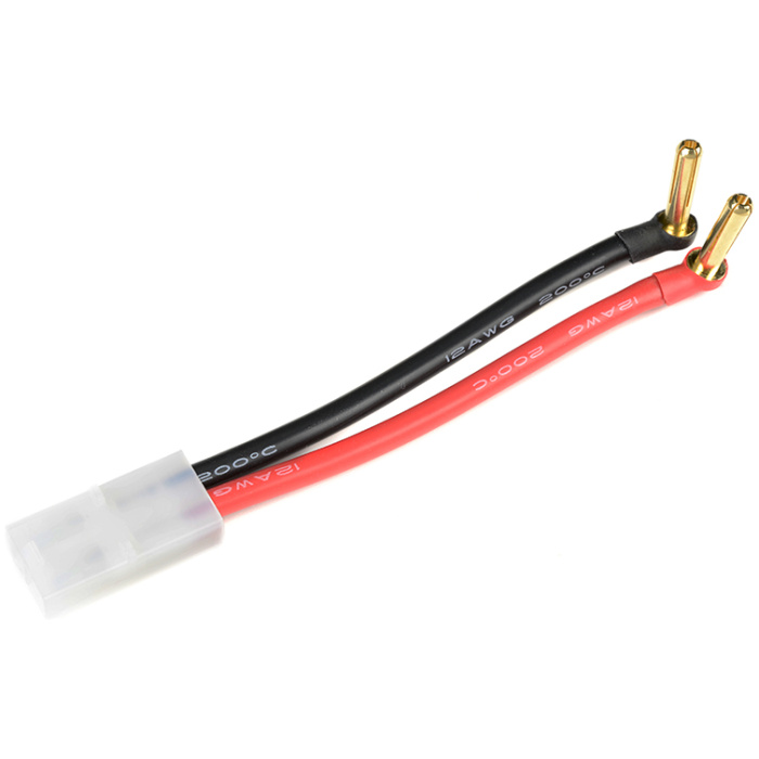 Battery Adapter Lead Bullit 4Mm Gold > Tamiya Socket 12Cm 1 Pc GFORCE - Image 1