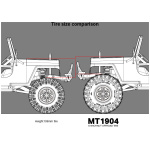 Pneus MT 1904 1.9" inch Off-Road Tires (2) GMADE - Image 2