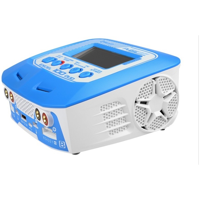 Carregador Universal de Baterias Excel 100 DUO AC-DC 10A PulseTec - Image 5