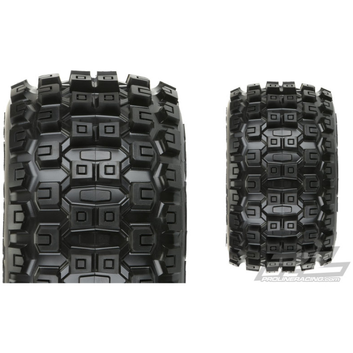 PNEUS BADLANDS MX38 3.8" TYRES ON F11 1/2 OFFSET 17MM BLACK WHEELS (2) PROLINE - Image 4