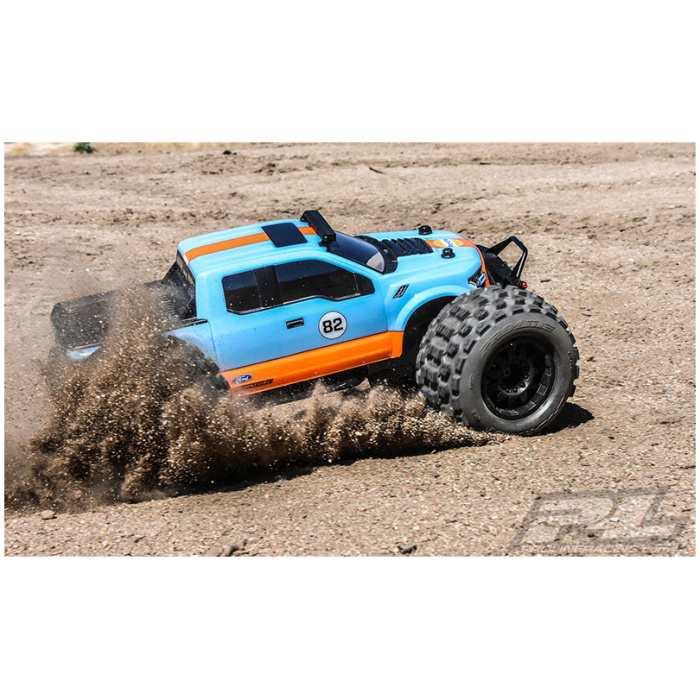 PNEUS BADLANDS MX38 3.8" TYRES ON F11 1/2 OFFSET 17MM BLACK WHEELS (2) PROLINE - Image 2