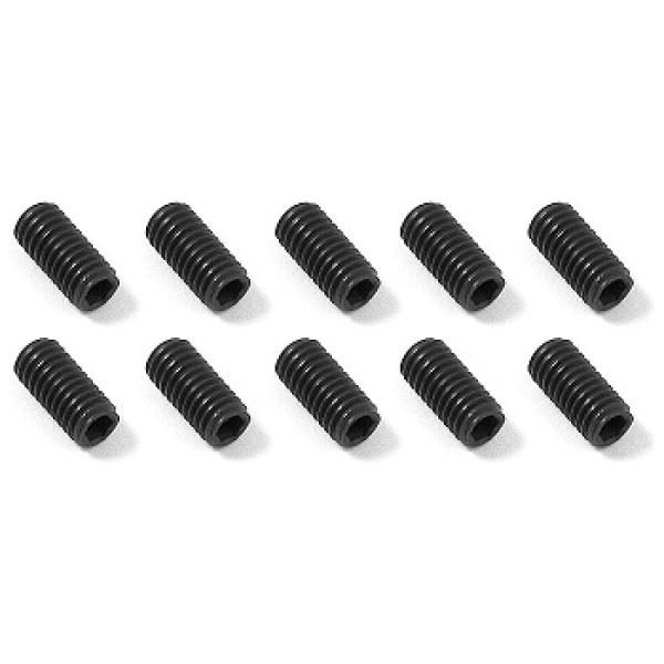 Perno M3X6mm Hex Aço A2 45H DIN 916 (10) Smart RC Parts