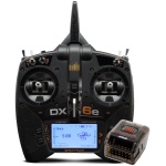 Rádio DX6e 6 canais 2.4 GHz DSMX com AR620 SPEKTRUM
