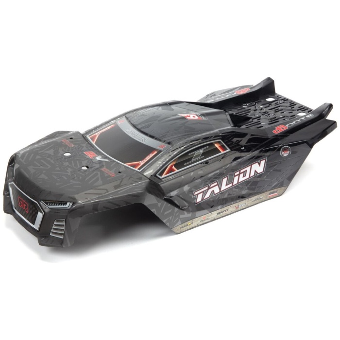 Talion 6S BLX Painted Decaled Trimmed Body Black Arrma - Image 1