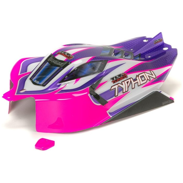 Body TLR Tuned Pink Purple TYPHON ARRMA - Image 1