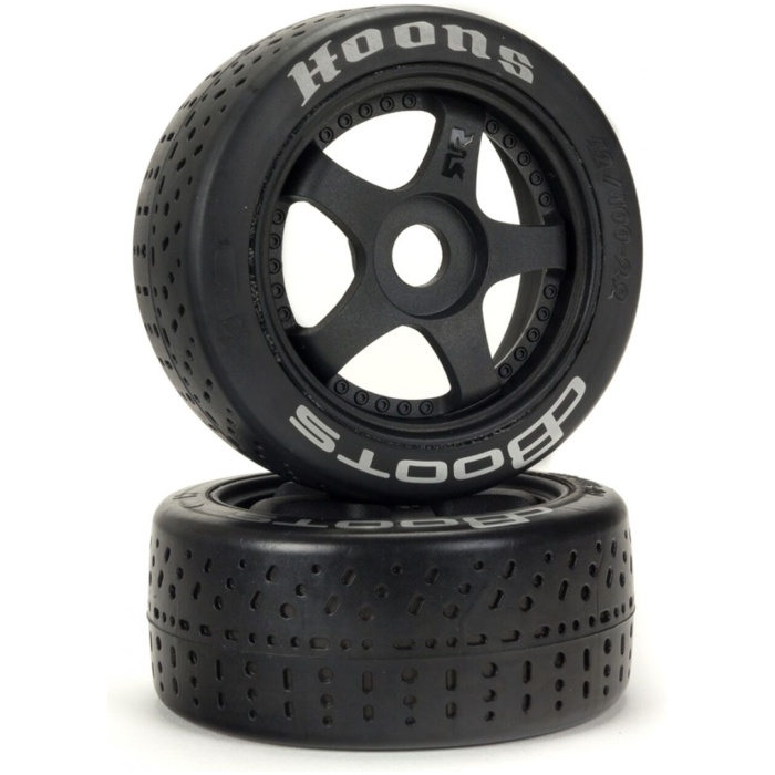 Pneus 1/7 dBoots 42/100 Hoons Front Belted 5 Spoke Tires Silver 17mm Hex (2) ARRMA - Image 1